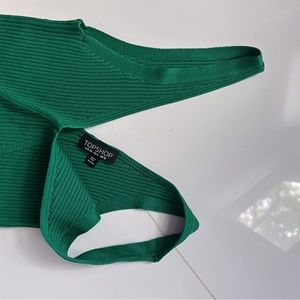 Green Knit Topshop Camisole
